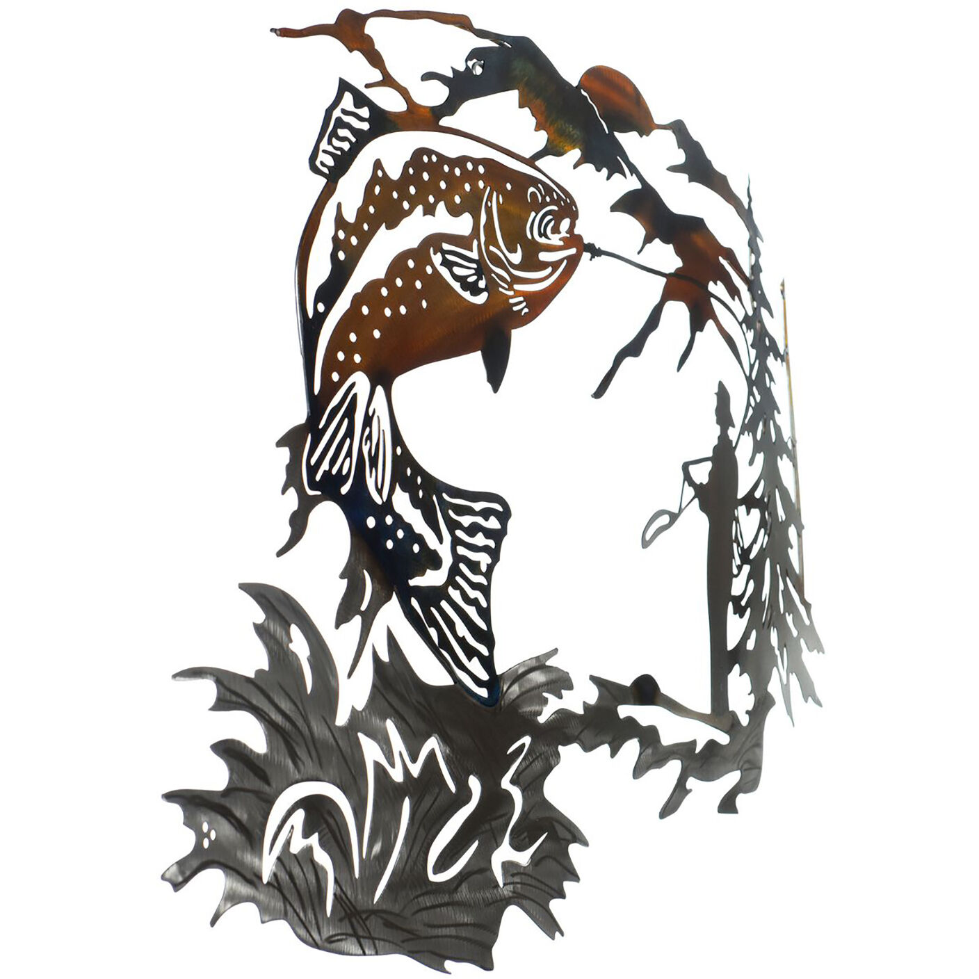 Cameron Brown and Grey and Black Wall Art