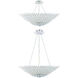 Broche 8 Light 30 inch Matte White Semi Flush Ceiling Light