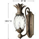 Plantation 1 Light 6 inch Pearl Bronze Indoor Wall Sconce Wall Light