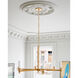 Marcelo 6 Light 44.5 inch Antique Brass Chandelier Ceiling Light
