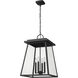 Broughton 4 Light 15.75 inch Black Outdoor Chain Mount Ceiling Fixture