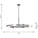 Sean Lavin Altair 12 Light 44 inch Burnished Brass Chandelier Ceiling Light