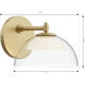 Halwynd LED 7.25 inch Legacy Brass Bath Sconce Wall Light