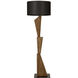 Enigma II 67 inch 60 watt Dark Walnut Floor Lamp Portable Light