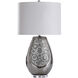 StyleCraft Home Collection Selsey 31 inch 150.00 watt Chrome/Clear Table Lamp Portable Light L317920DS - Open Box