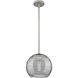 Crown Point 1 Light 8 inch Satin Nickel Pendant Ceiling Light