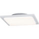 Trave 1 Light 9.75 inch White Outdoor Flush Mount