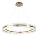 Solstice LED 35.8 inch Modern Brass Pendant Ceiling Light