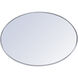 Eternity 34 X 24 inch Silver Wall Mirror