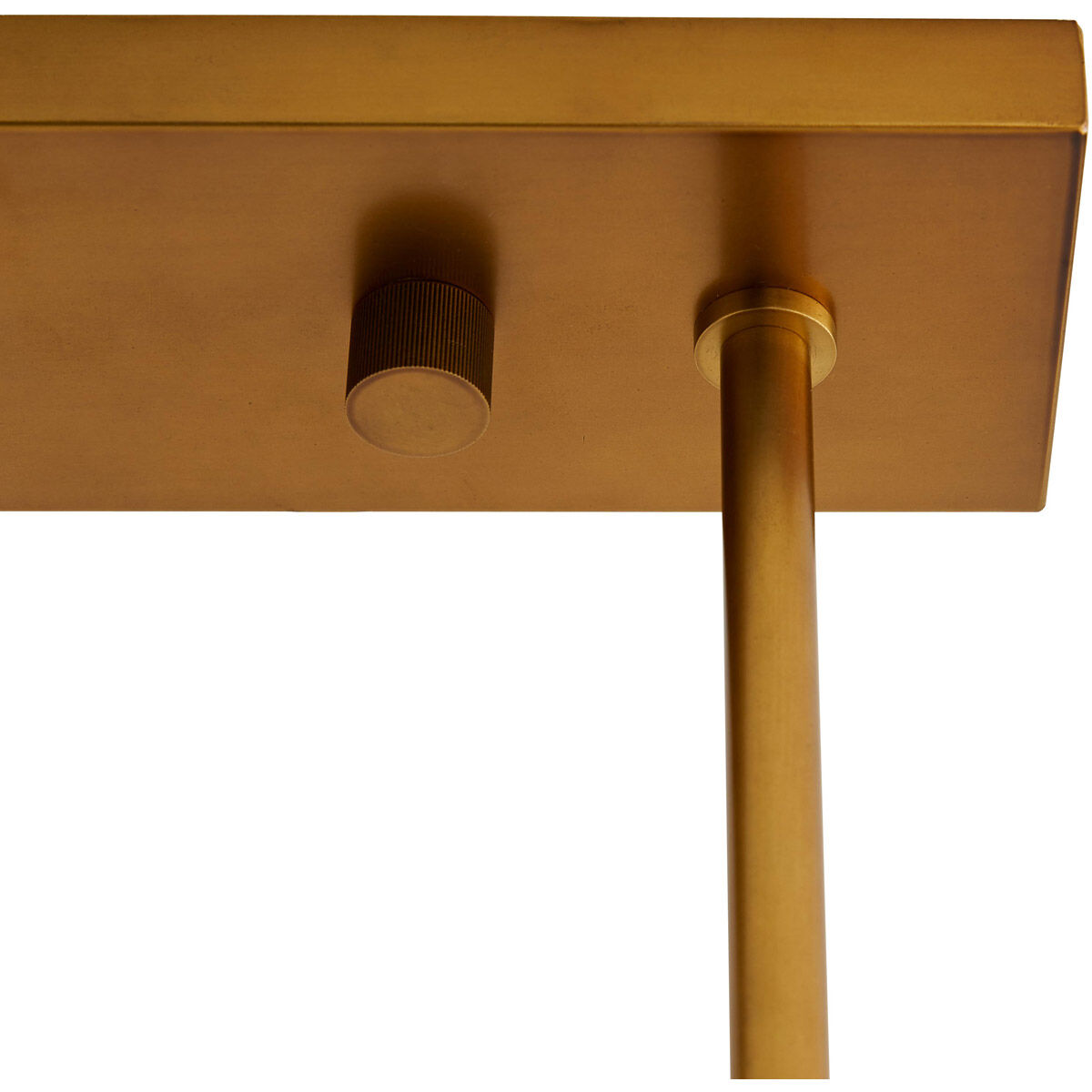 Troon 12 Light 56 inch Antique Brass Linear Chandelier Ceiling Light