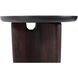 Bollack 24 X 23.75 inch Brown and Black Side Table