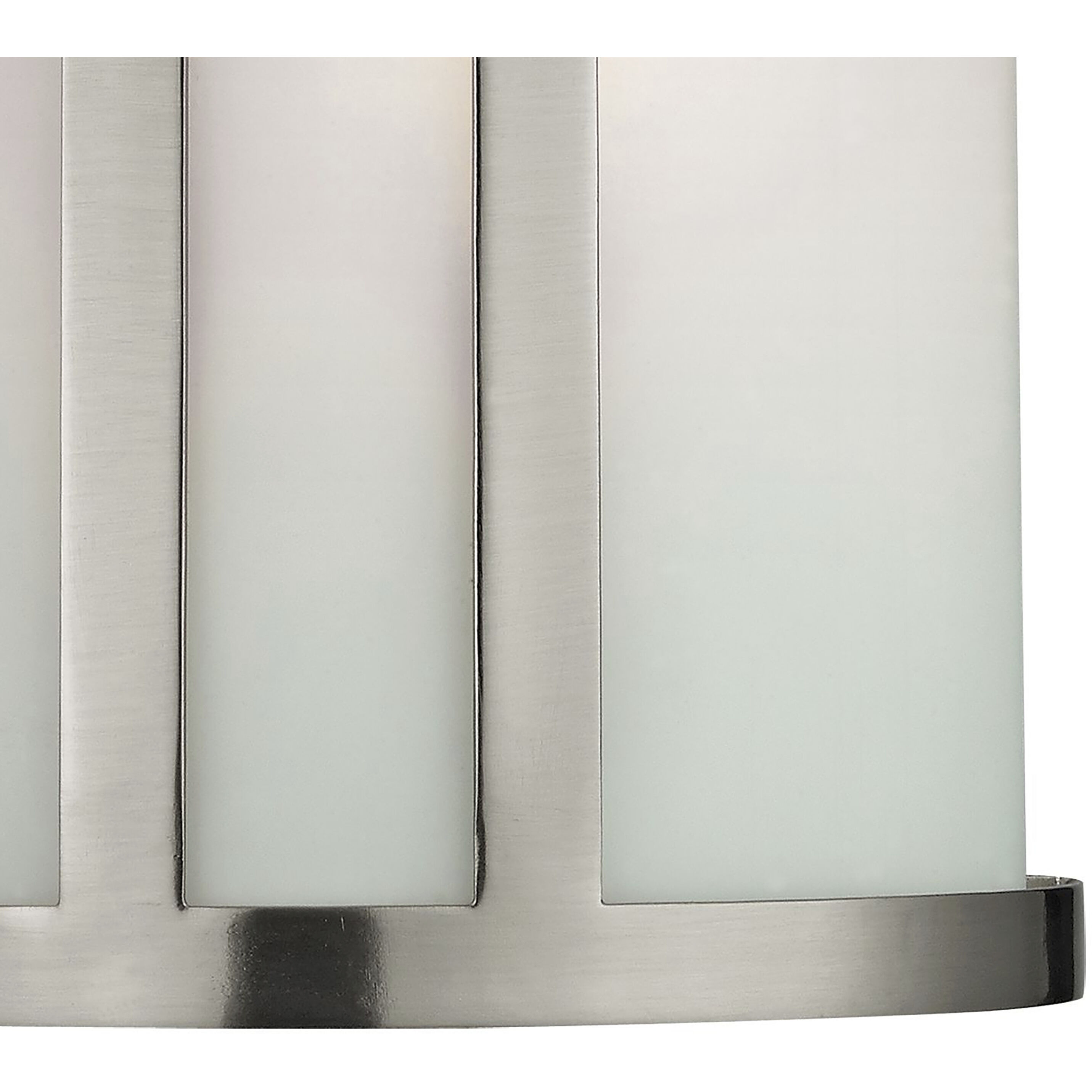 Zenith 2 Light 8 inch Brushed Nickel ADA Sconce Wall Light