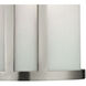 Zenith 2 Light 8 inch Brushed Nickel ADA Sconce Wall Light