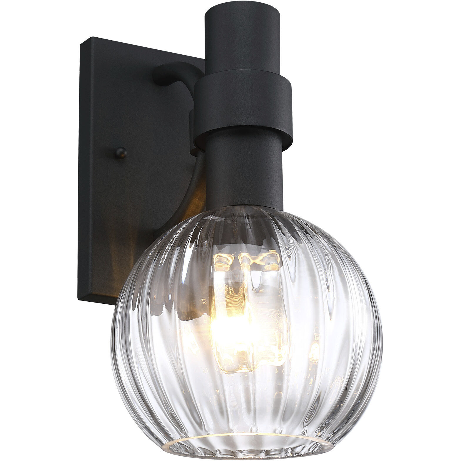 Fernwood LED 13 inch Black Outdoor Wall Sconce