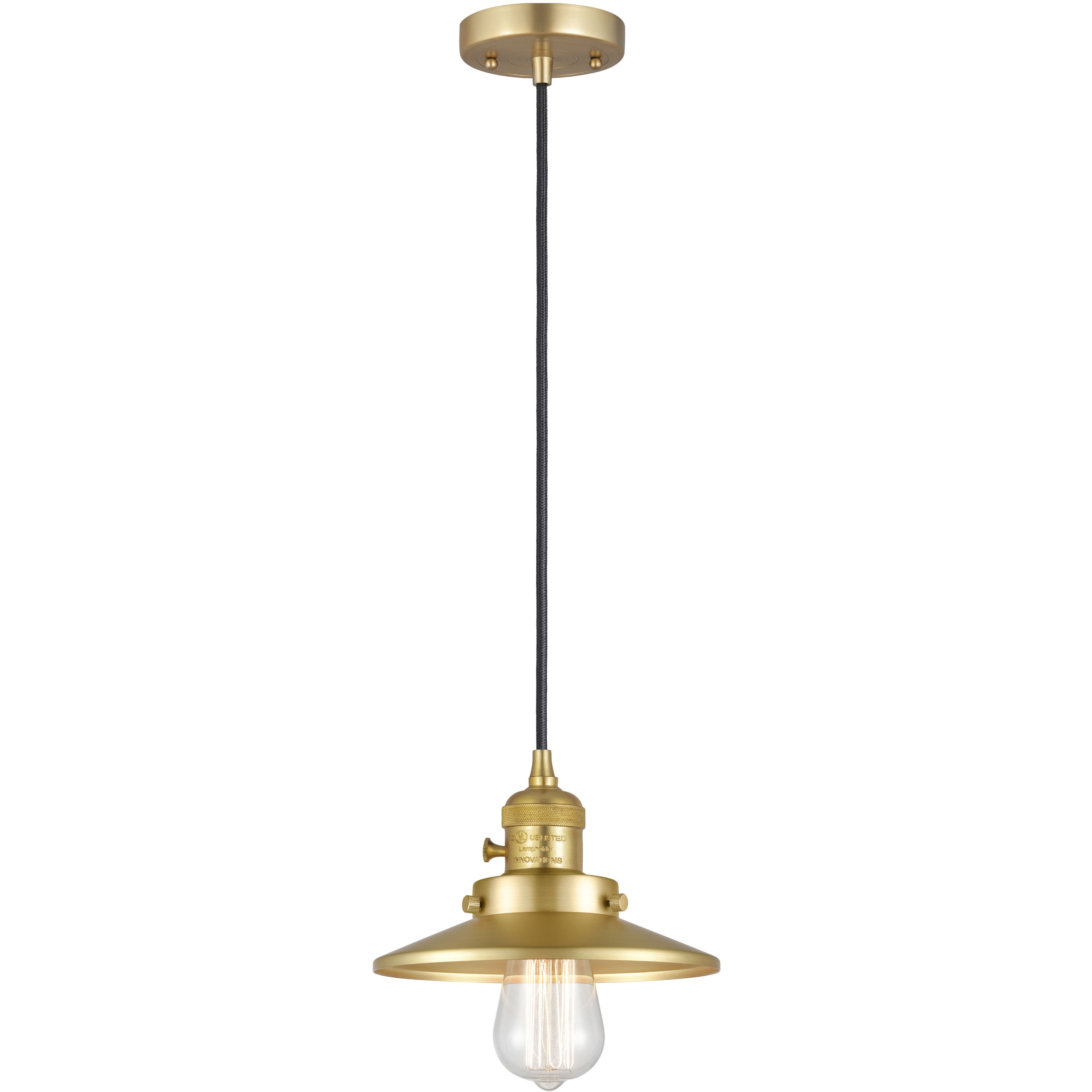 Franklin Restoration Railroad 1 Light 8.00 inch Mini Pendant