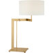 Ray Booth Amell 31 inch 15.00 watt Antique-Burnished Brass Articulating Table Lamp Portable Light
