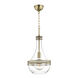 Hagen 1 Light 10.75 inch Aged Brass Pendant Ceiling Light