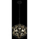 Marcia 3 Light 18 inch Matte Black and French Gold Pendant Ceiling Light