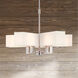 Rubix 5 Light 26 inch Brushed Nickel Chandelier Ceiling Light