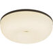 Jada 12 inch Black Flush Mount Ceiling Light