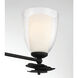 Elowen 3 Light 21.75 inch Dark Matte Black Vanity Wall Light
