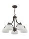 Somerset 5 Light 25 inch English Bronze Dinette Chandelier Ceiling Light