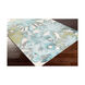 Aberdine 36 X 26 inch Aqua/Teal/Olive/Ivory/Charcoal/Medium Gray Rugs, Polypropylene