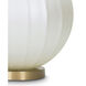 Shelley 26.25 inch 150.00 watt Pearlescent Cream Table Lamp Portable Light in White