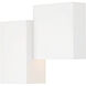 Madrid 2 Light 12.25 inch Matte White ADA Wall Sconce Wall Light 