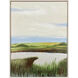 The Marshlands Green and Blue and Metallic and White Canvas, The Studio