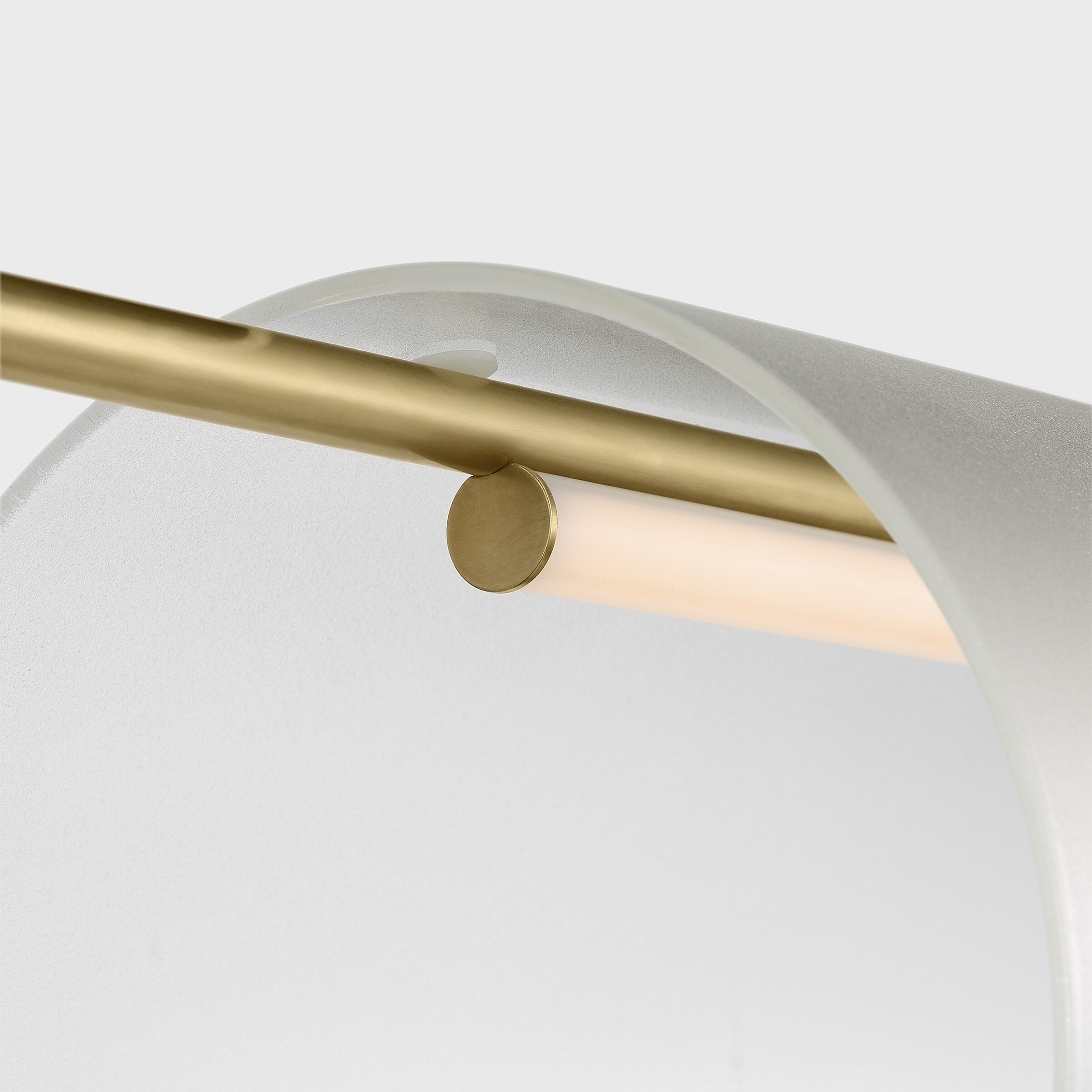 Peter Bristol Trace LED 60 inch Hand-Rubbed Antique Brass Single Linear Chandelier Ceiling Light