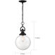 Skyloft 1 Light 9.88 inch Aged Bronze and Clear Pendant Ceiling Light