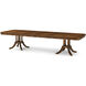Sloane 140 X 48 inch Edwardian Brown Dining Table, Wooden