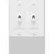 2G Toggle 120-277 White Light Switch