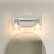 Dryden 2 Light 15 inch Polished Nickel Vanity Light Wall Light