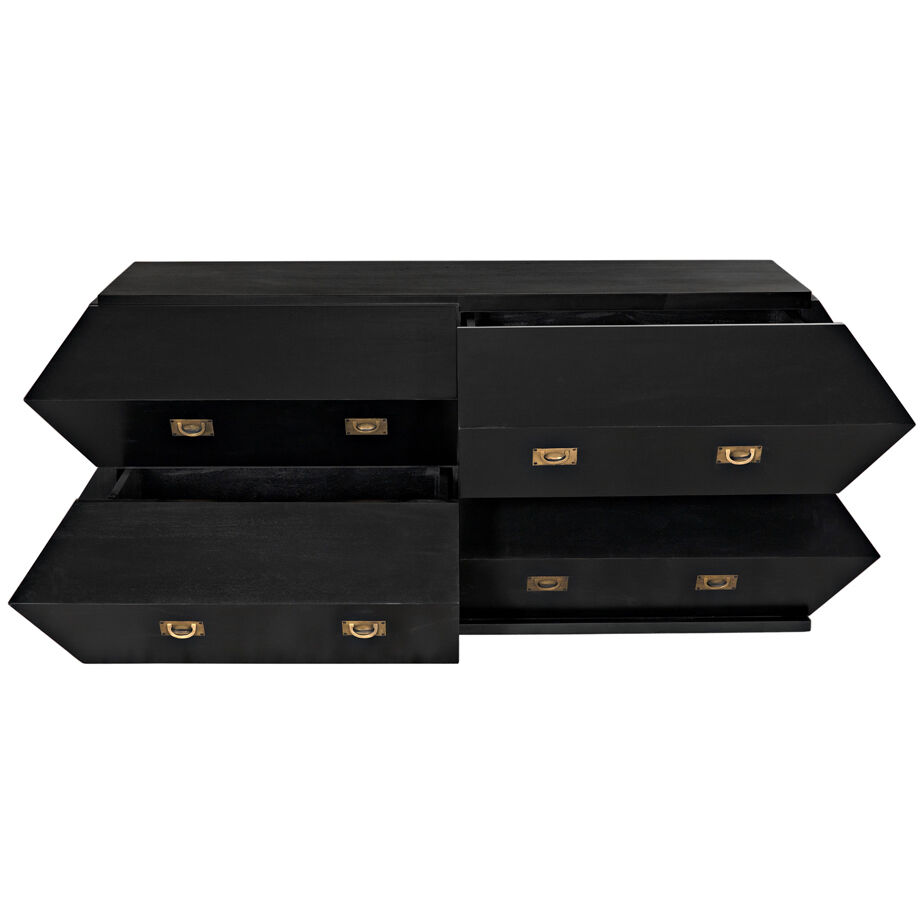 Vico Hand Rubbed Black Dresser