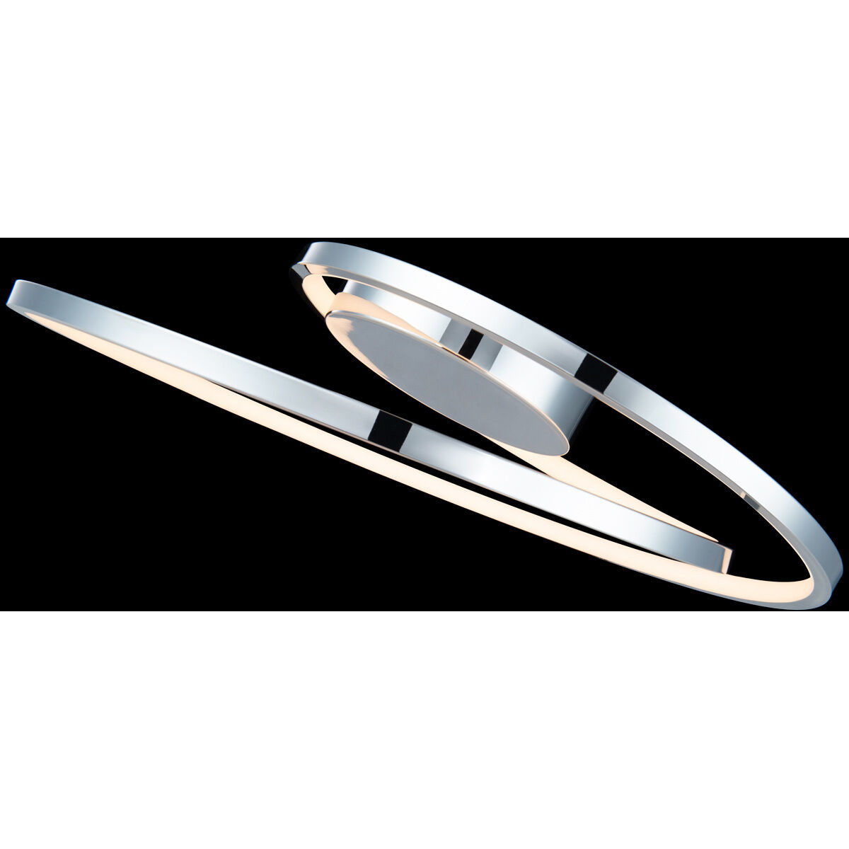 Marques LED 21 inch Chrome Flush Mount Ceiling Light, dweLED