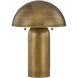 McKey 19 inch 60.00 watt Brass Table Lamp Portable Light, Coco & Dash