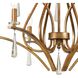 Katania 9 Light 30 inch Antique Gold Chandelier Ceiling Light