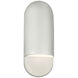 Ambiance Collection - Capsule LED 5 inch Bisque Outdoor Wall Sconce in Dedicated LED, 4D x 14H, Form+Finish+Function