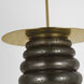 Kelly Wearstler Phoebe 59.5 inch 15 watt Crystal Bronze Tray Table Floor Lamp Portable Light in Linen, Extra Large