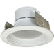 Onyx White Recessed Retrofit Baffle, Selectable CCT