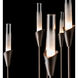 Lilium 12 Light 38.3 inch Dark Smoke Chandelier Ceiling Light