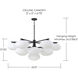 Soren 13 Light 45.5 inch Matte Black Chandelier Ceiling Light