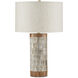 Hyson 27 inch 150 watt Natural and Beige Table Lamp Portable Light