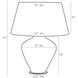 Kara 27 inch Table Lamp Portable Light