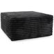 Shar Pei Universal 18 inch Black Ottoman