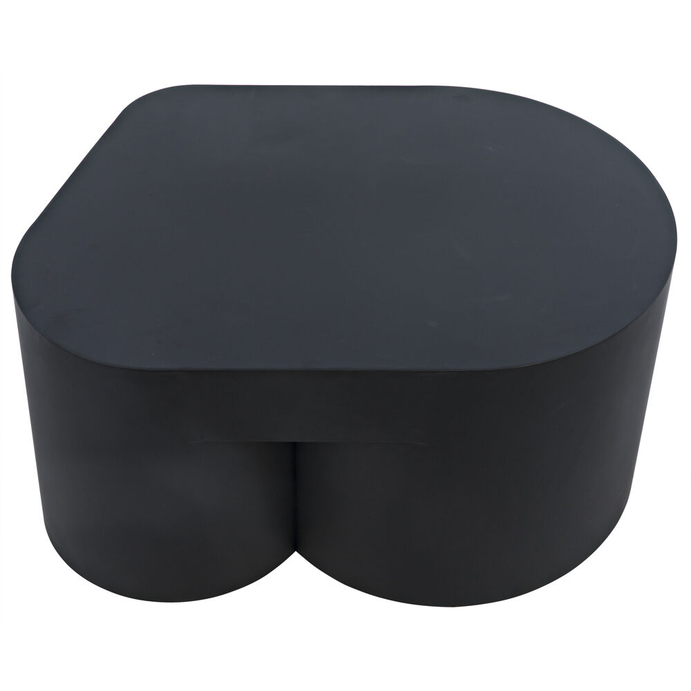 Bain 35 X 24 inch Matte Black Coffee Table
