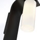 Colonne 1 Light 15 inch Black Outdoor Wall Sconce
