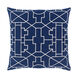 Kingdom 18 X 18 inch Navy Pillow Kit, Square